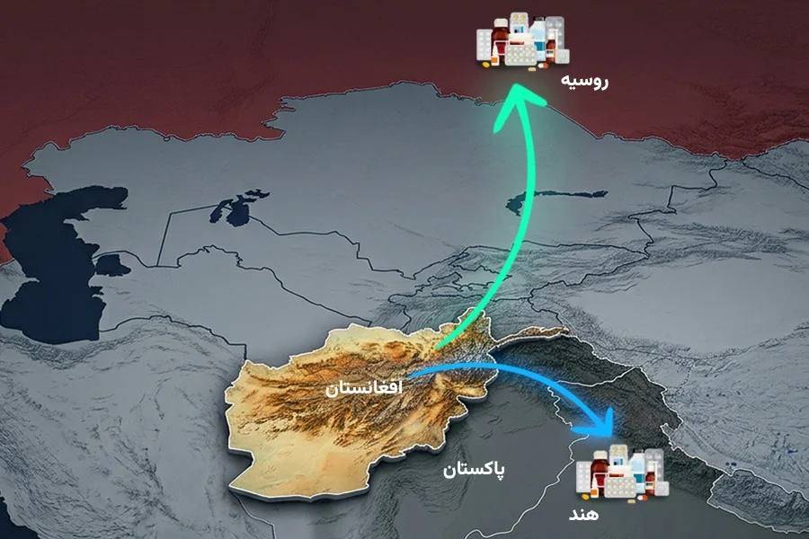 تغییر مسیر تأمین داروی افغانستان؛ هند و روسیه در پی سهم بیشتر از بازار دارویی منطقه