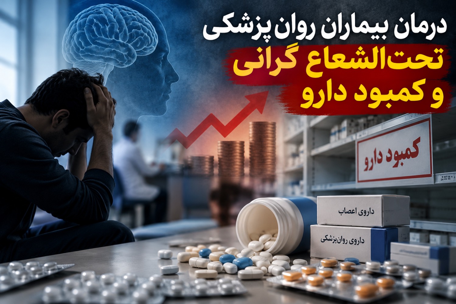 هشدار درباره اختلال در درمان بیماران روان‌پزشکی به دلیل گرانی و کمبود دارو